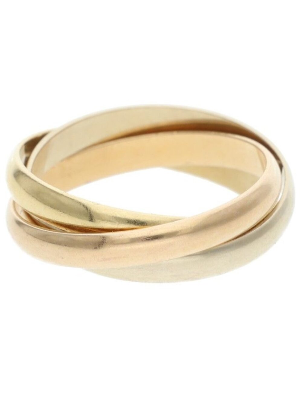 Cartier Trinity SM 18k Yellow Gold PG WG Ring